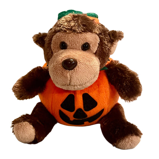 Pumpkin Monkey Plush