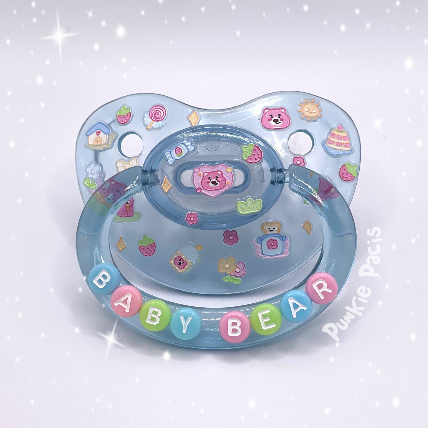 Baby Bear Sticker Paci 🍓🌱🌸